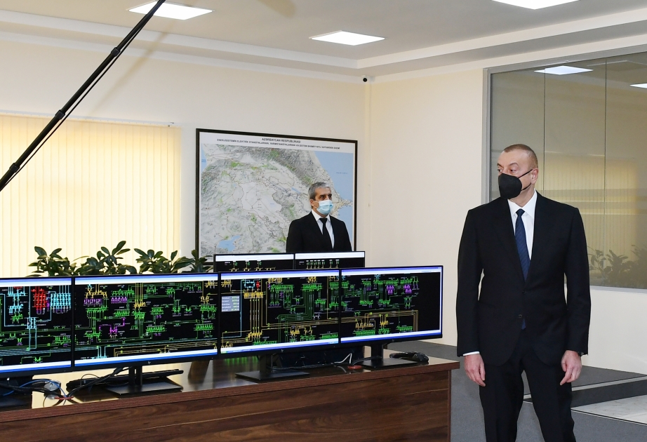 President Ilham Aliyev attended inauguration of Khirdalan substations in Absheron district VIDEO