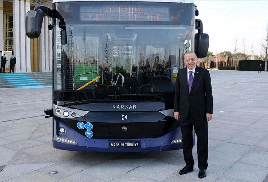 Türkiyədə sürücüsüz elektrik avtobusu təqdim edilib VİDEO