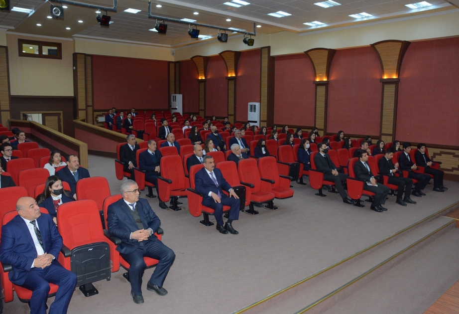 Naxçıvan Dövlət Universitetində Gənclər Günü qeyd olunub