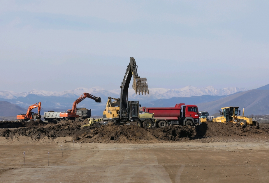 Continúa la construcción del aeropuerto internacional de Fuzuli