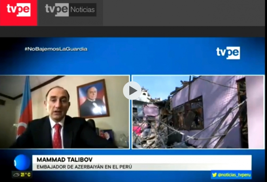 Perunun televiziya kanalı Vətən müharibəsi ilə bağlı reportaj hazırlayıb