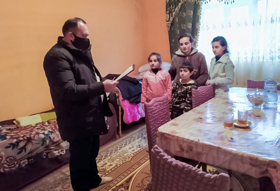 Qazi ailəsinin məşğulluğuna və maddi təminatına kömək göstərilir