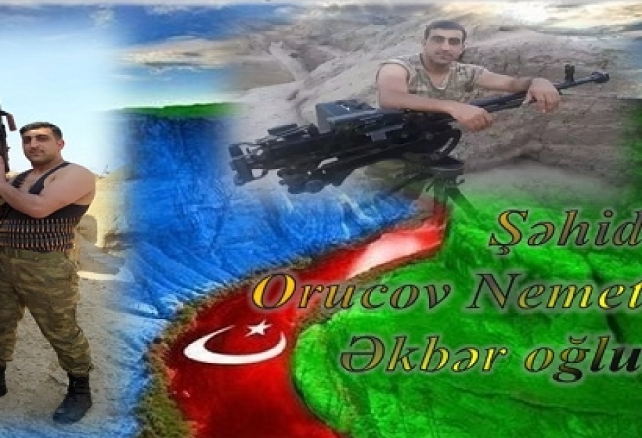 Şücaəti ilə tarix yazan qəhrəman şəhidimiz Nemət Orucov