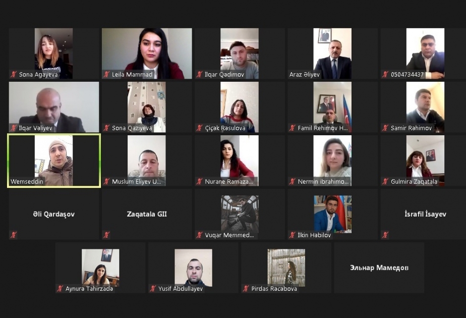 Zaqatalalı gənclər rayonun sosial-iqtisadi inkişafına öz töhfələrini verirlər