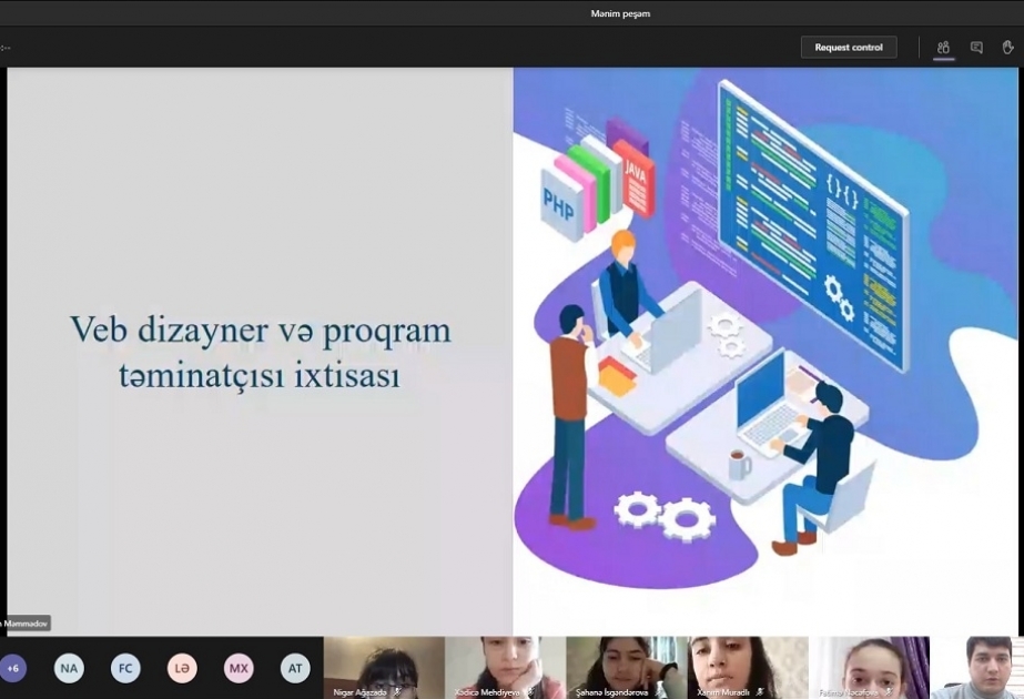 Məktəblilər üçün peşəyönümü sessiyaları təşkil olunur