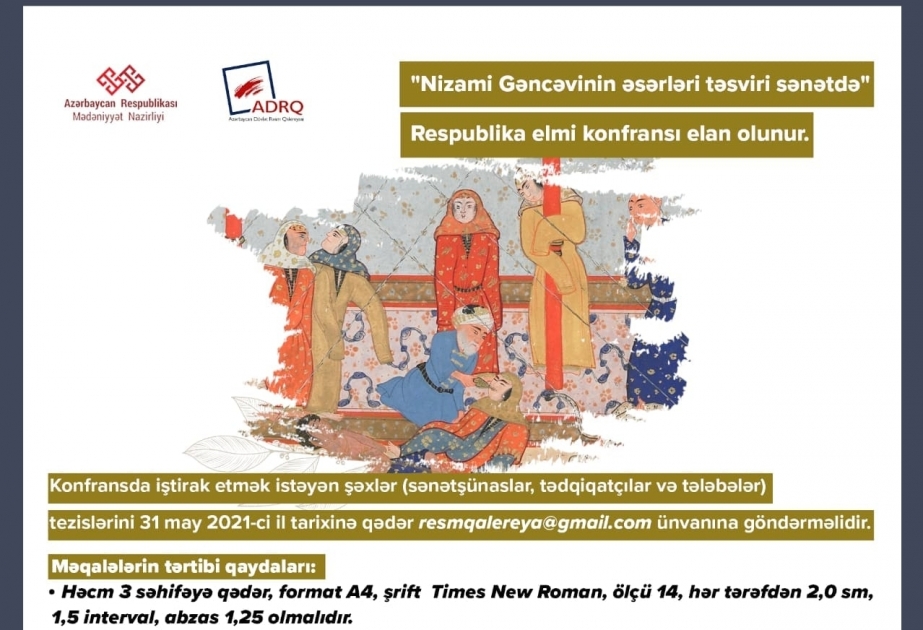 Se celebrará una conferencia científica titulada "Las obras de Nizamí Ganjaví en las bellas artes"