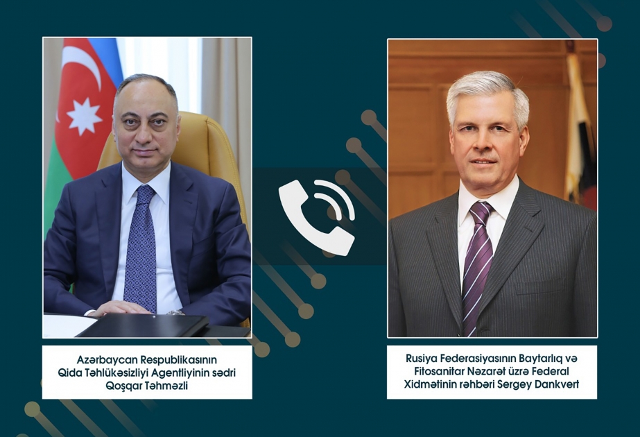 AQTA sədri ilə "Rosselxoznadzor" rəhbəri arasında telefon danışığı olub