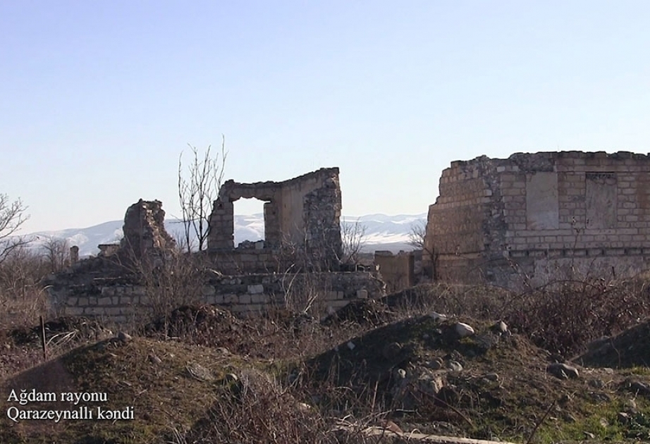 Imágenes de la aldea de Garazeynalli del distrito de Agdam