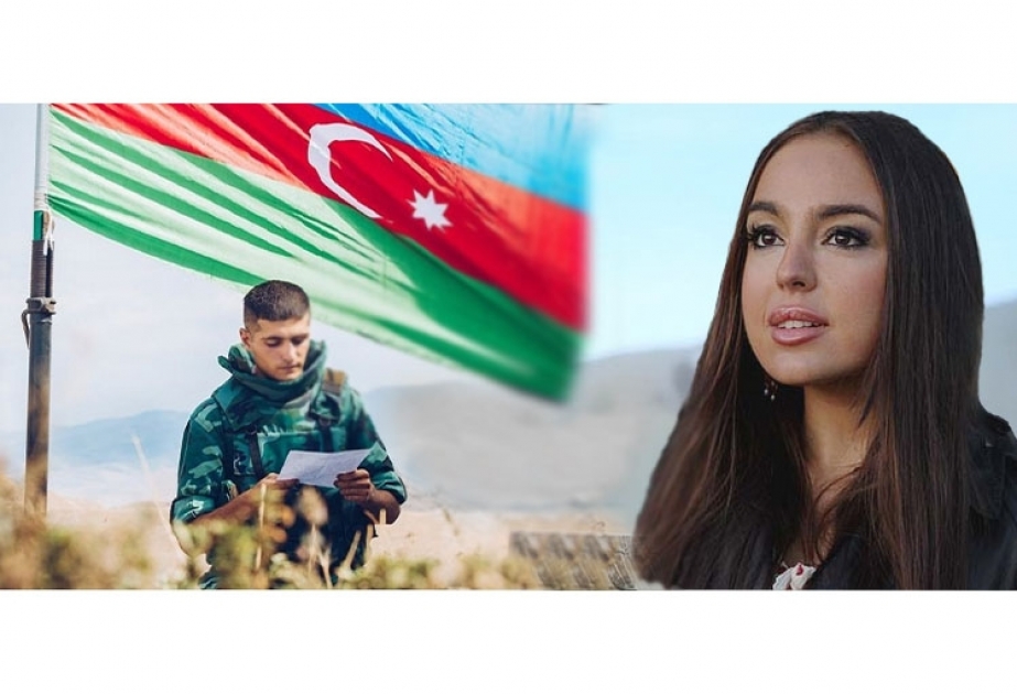 Leyla Əliyeva Azərbaycan əsgəri haqqında