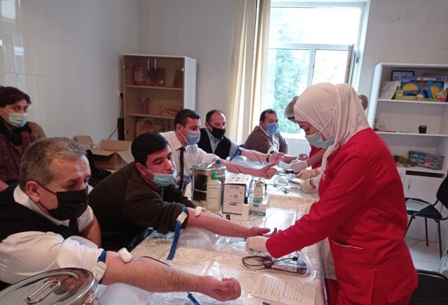 Kürdəmirdə qanvermə aksiyası keçirilib