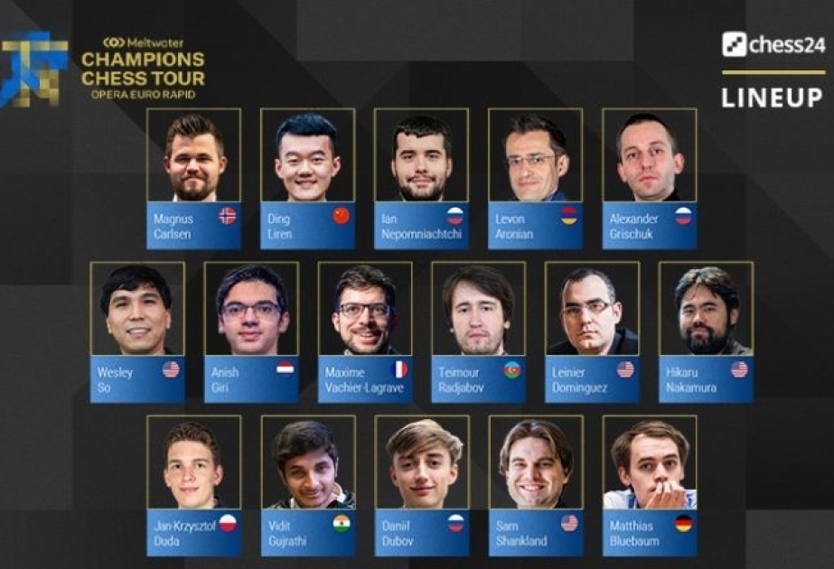 “Champions Chess Tour”: Teymur Rəcəbovun ilk rəqibləri müəyyənləşib