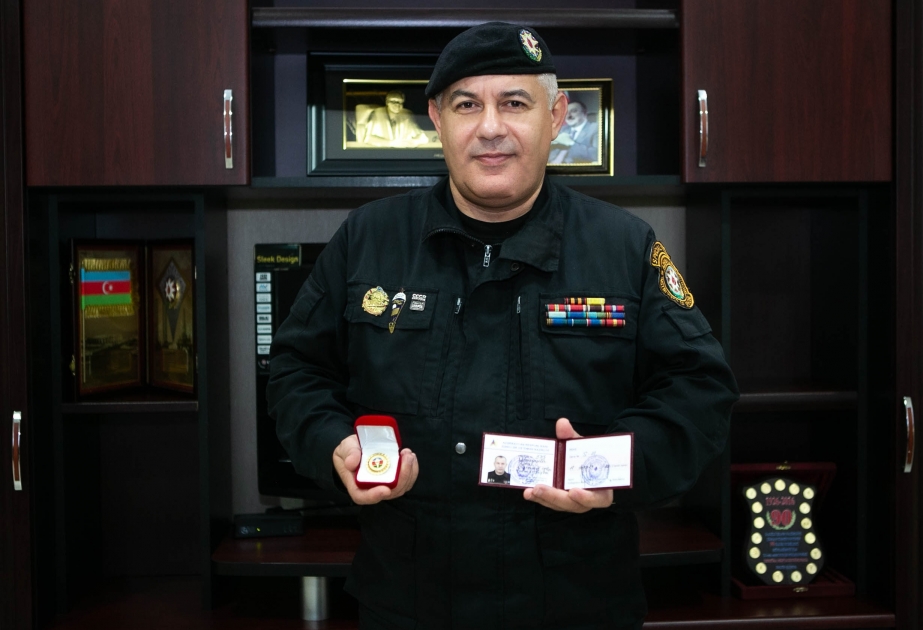 Avrasiya Kombat Ciu-Citsu Federasiyasının prezidenti fəxri ada layiq görülüb