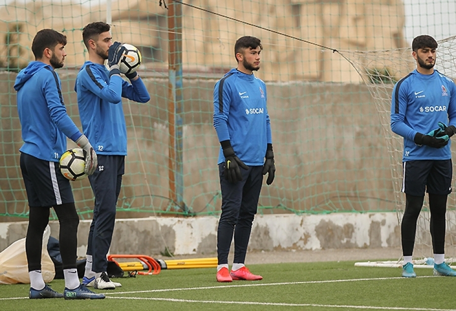 Futbol üzrə Azərbaycan millisinə namizəd qapıçılar üçün məşq keçirilib