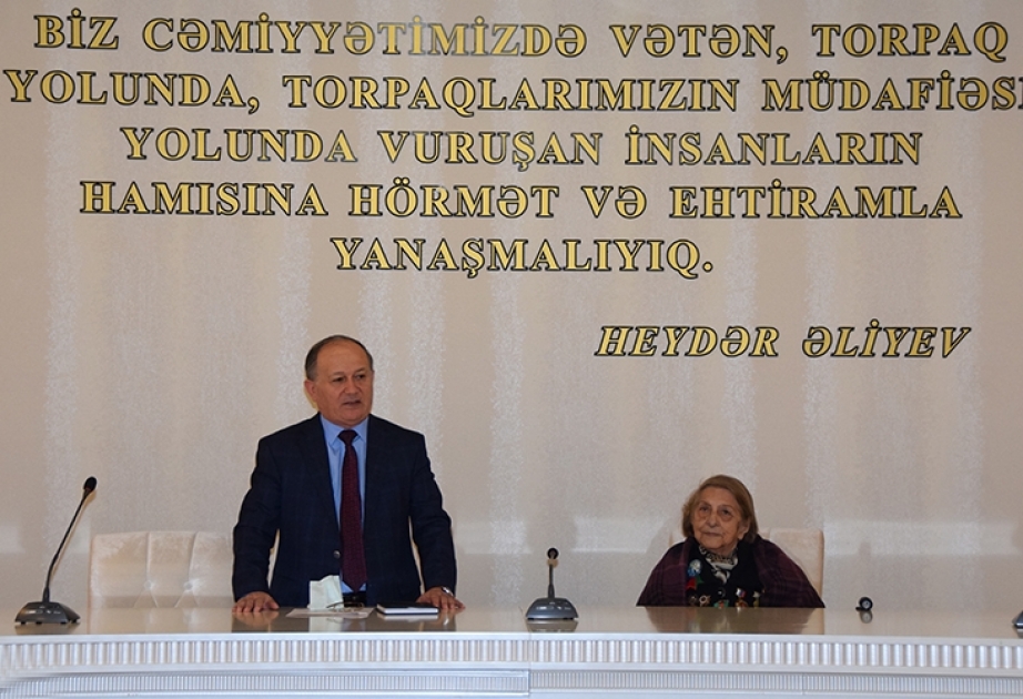 Veteran təşkilatlarının sədrləri ilə görüş keçirilib