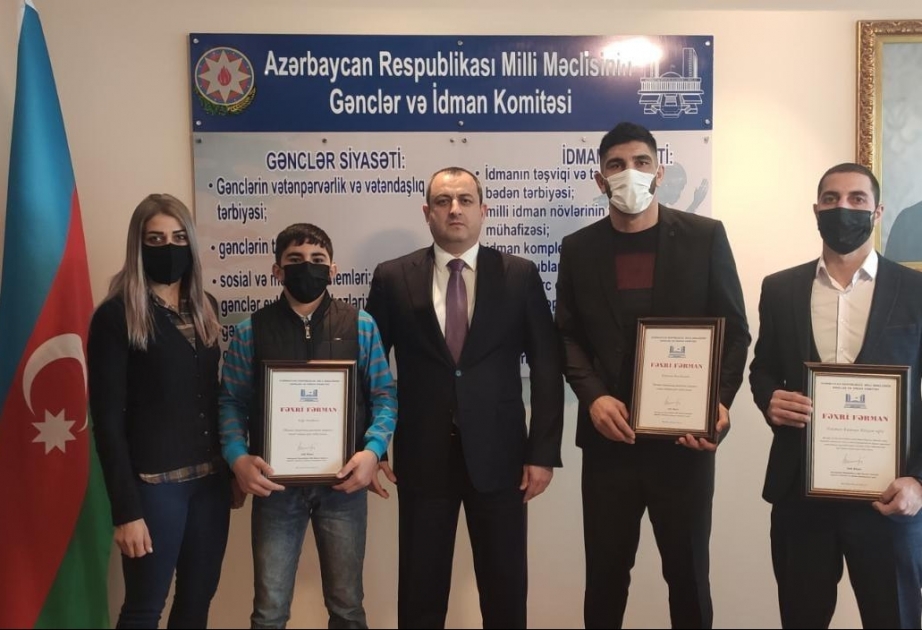 Milli Məclisin gənclər və idman komitəsində idmançılarla növbəti görüş keçirilib