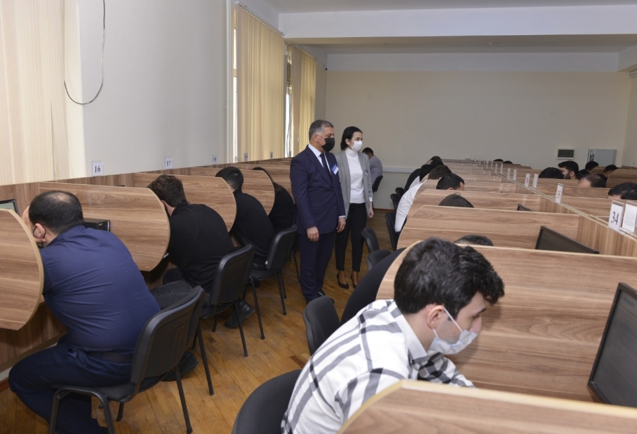 Prokurorluq orqanlarına qulluğa qəbulla bağlı elan edilmiş müsabiqənin ilkin mərhələsi olan test imtahanı keçirilib