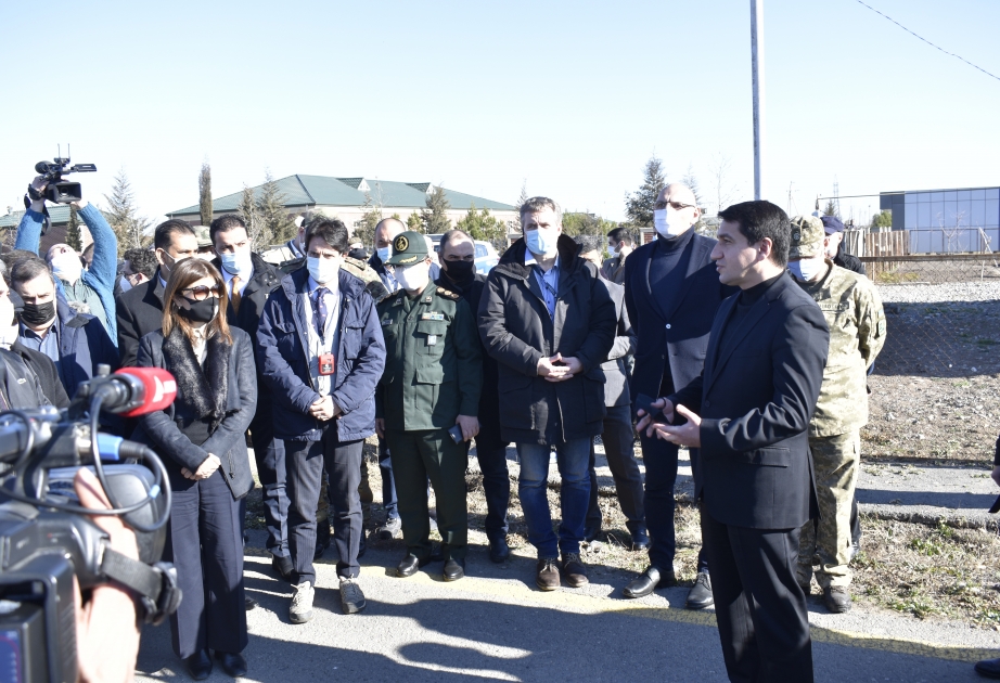 Xarici diplomatlar və hərbi attaşelər işğaldan azad olunmuş Cəbrayıl rayonuna səfər ediblər