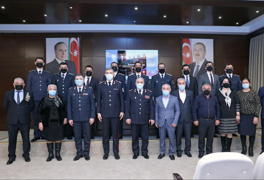 Dövlət Miqrasiya Xidmətinin Vətən müharibəsində iştirak etmiş əməkdaşlarının təltifetmə mərasimi keçirilib
