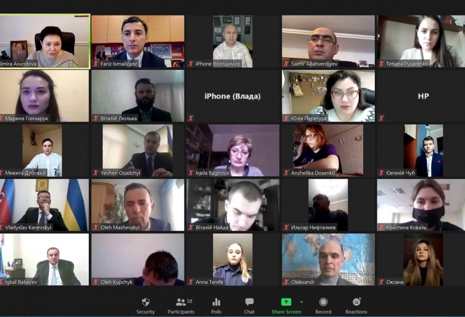 Se celebró videoconferencia científica dedicada a las relaciones históricas entre Azerbaiyán y Ucrania