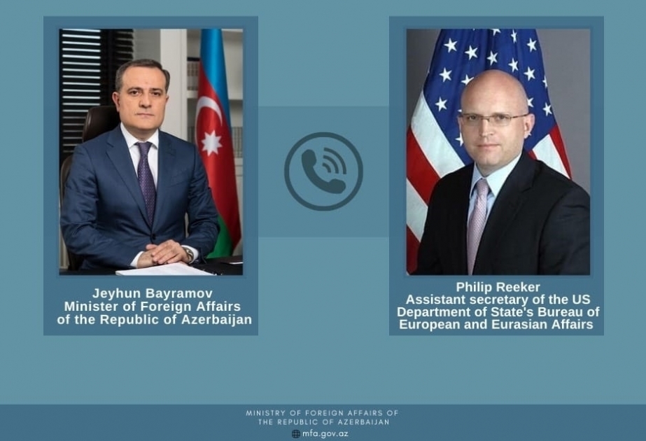 Azerbaijani FM, U.S. Acting Assistant Secretary of State for European and Eurasian Affairs hold phone talk