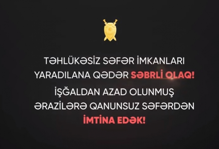 Baş Prokurorluq işğaldan azad olunmuş ərazilərimizdə mina təhlükəsi ilə əlaqədar videoçarx paylaşıb