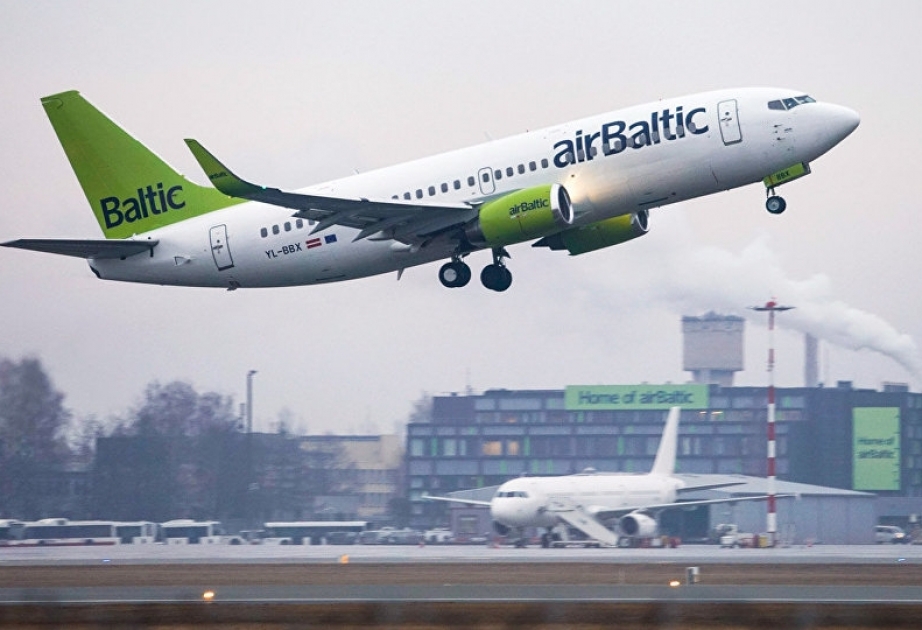 “airBaltic”in sərnişinlərinin sayı 7 dəfə azalıb
