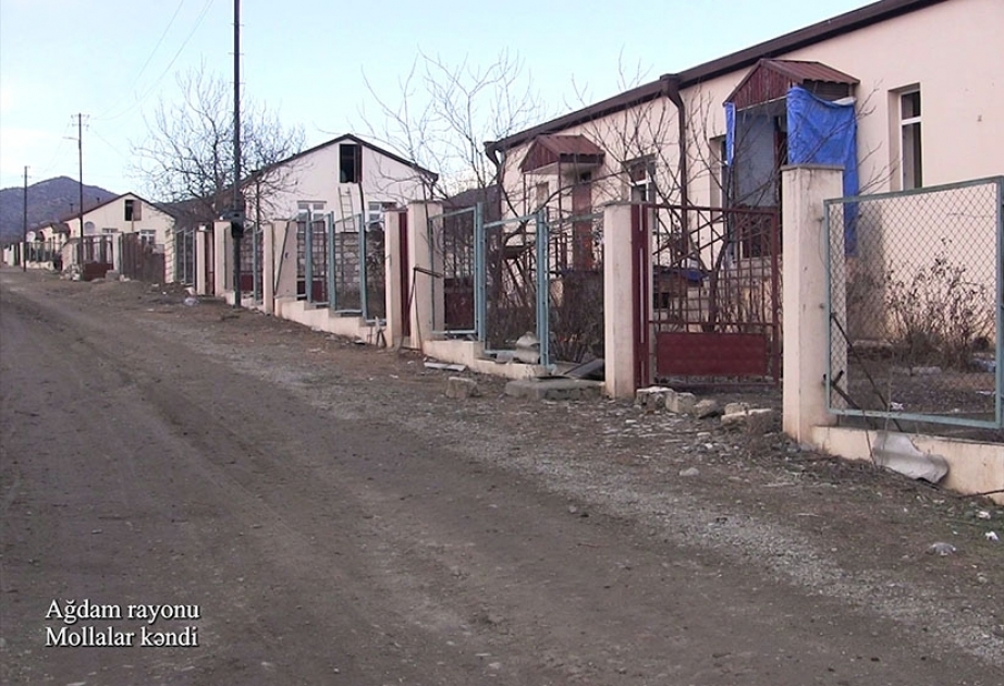 Imágenes de la aldea de Mollalar del distrito de Agdam