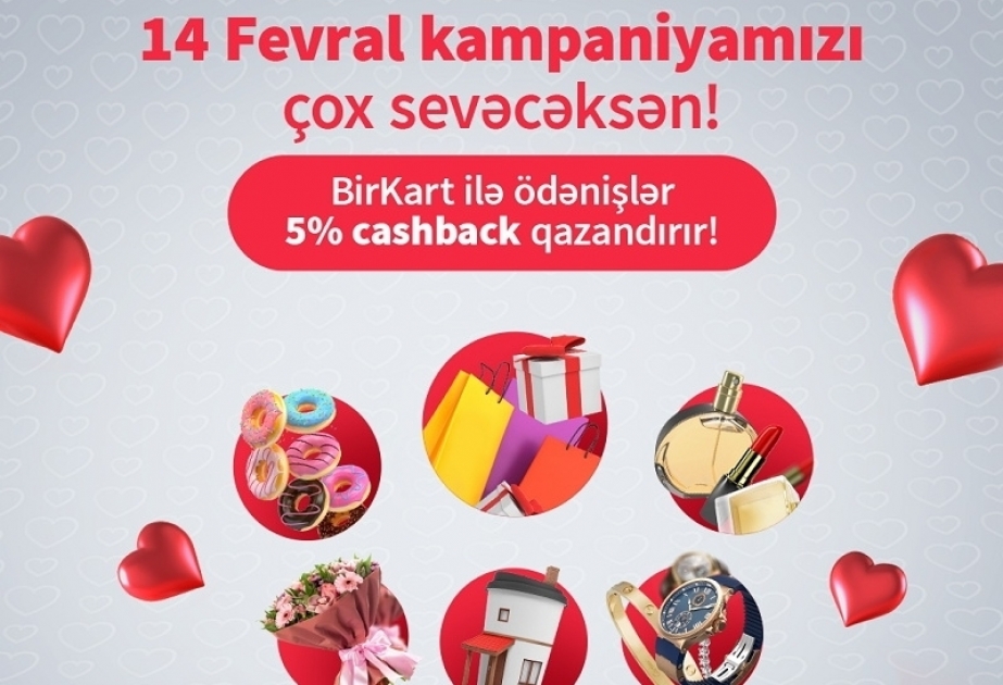 ®  “BirKart”la ödəyin, 5 faiz keşbek qazanın