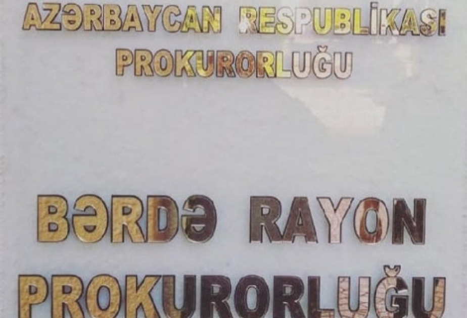 Qida Təhlükəsizliyi Agentliyinin Bərdə regional bölməsinin rəisi vəzifəsində işləmiş şəxs barədə həbs qətimkan tədbiri seçilib