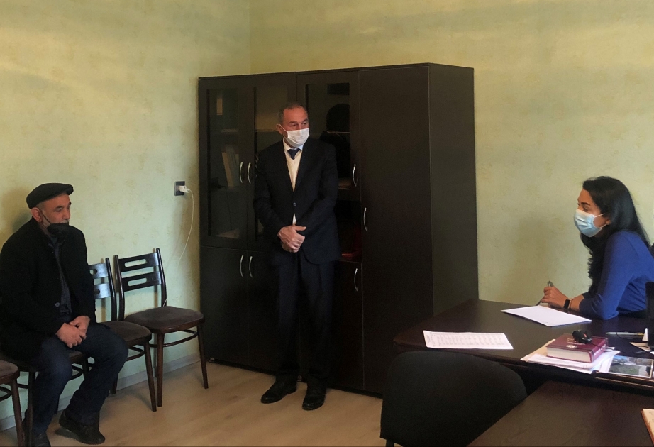 Ombudsman cənub bölgəsində vətəndaşları qəbul edib, şəhid və qazi ailələri ilə görüşüb