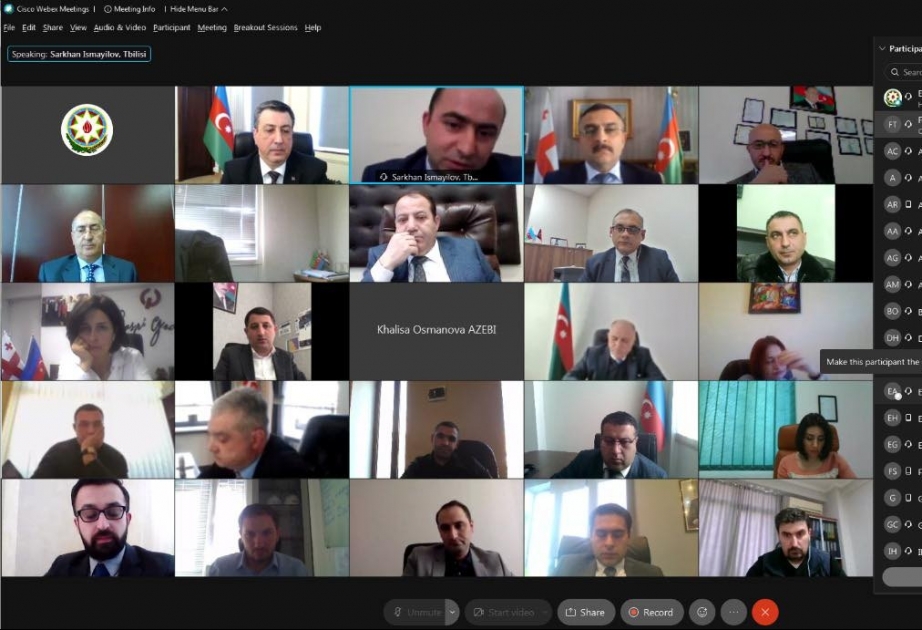 Tbilisidə Gürcüstanda fəaliyyət göstərən Azərbaycan kapitallı şirkətlərin iştirakı ilə videokonfrans formatında görüş keçirilib