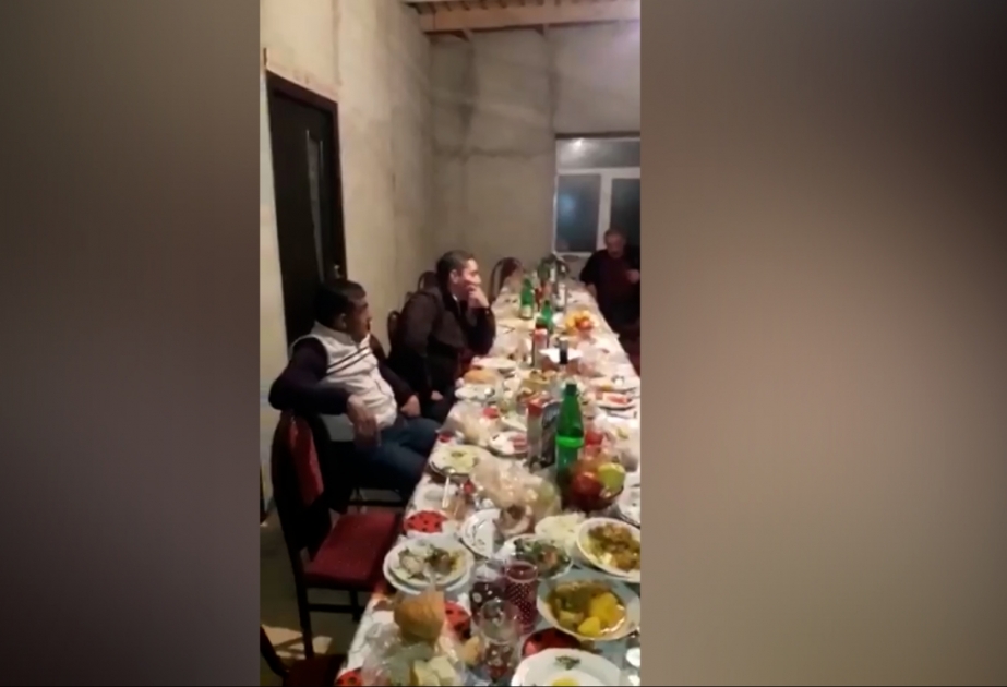 Salyan rayonunda nişan mərasimi təşkil edən şəxslər cərimələniblər VİDEO
