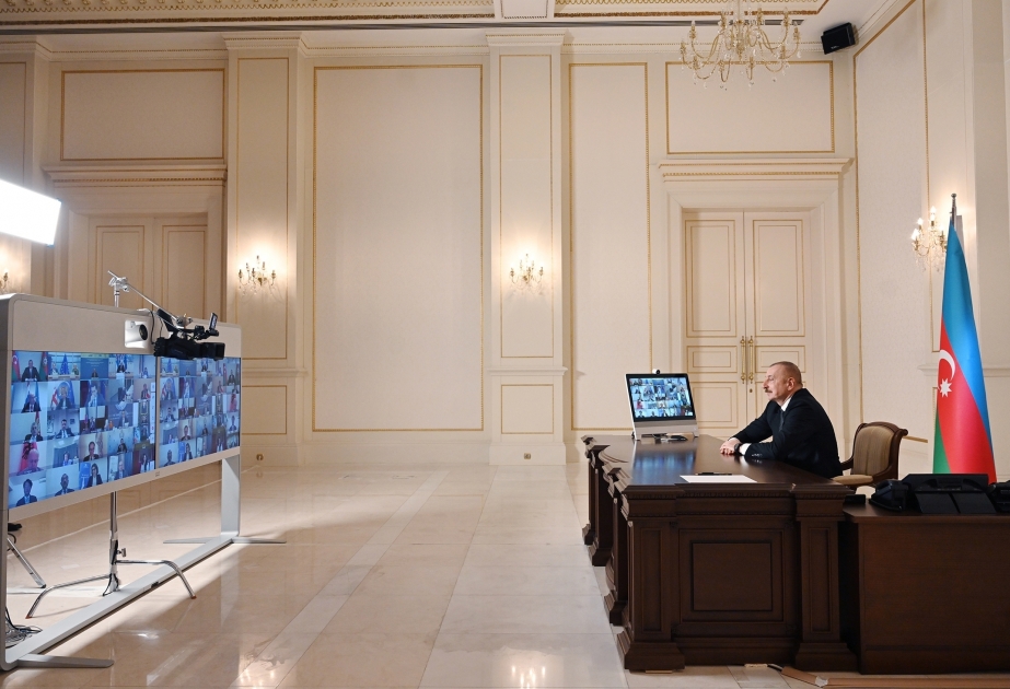 Le président Ilham Aliyev est intervenu lors de la 7e réunion ministérielle en marge du Conseil consultatif du Corridor gazier Sud VIDEO