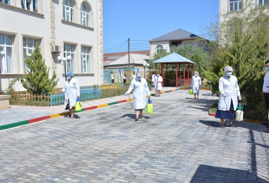 Abşeronda uşaq bağçalarının açılması ilə əlaqədar hazırlıq işləri görülür