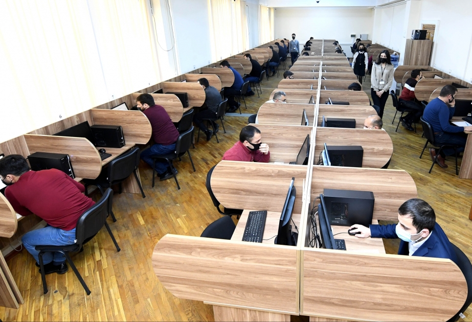 Ədliyyə orqanlarına qulluğa qəbulla bağlı növbəti test imtahanı keçirilib