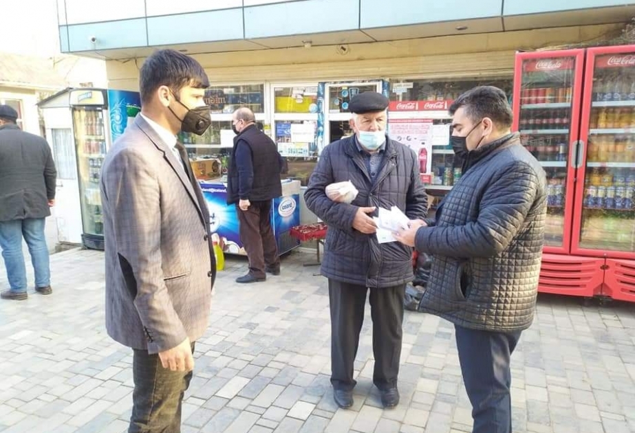 Cəlilabadda COVID-19 pandemiyası ilə mübarizə məqsədilə maarifləndirmə aksiyası keçirilib