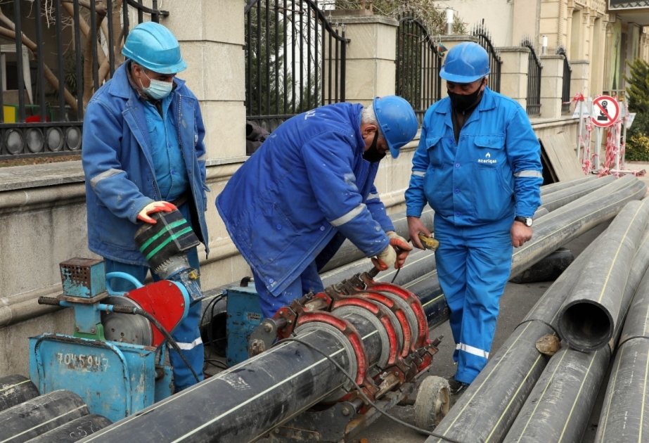 Binəqədi rayonunda 7350 abonentin təbii qaz təchizatı yaxşılaşdırılır