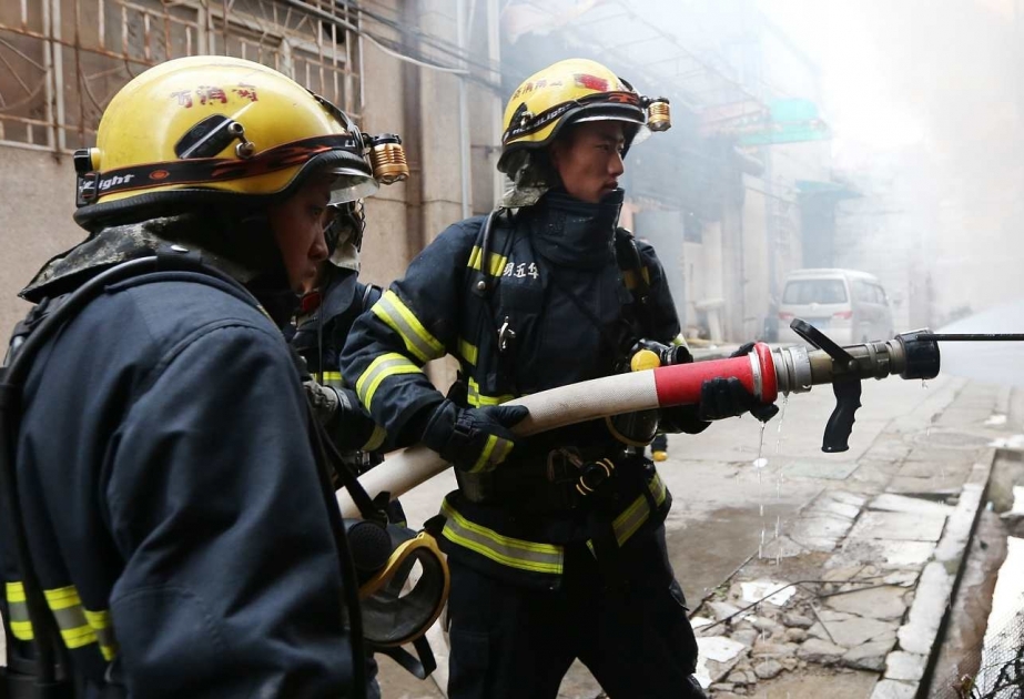 Çinin Şandon vilayətində baş verən yanğın nəticəsində 7 nəfər ölüb