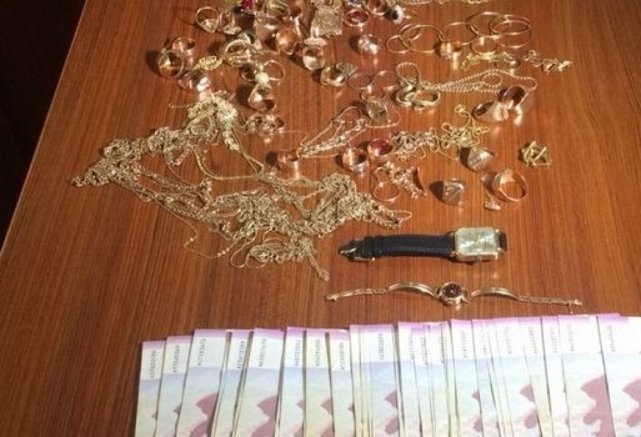 Köşklərdən tütün məmulatları, evlərdən pul, qızıl-zinət və məişət əşyaları oğurlayan şəxslər yaxalanıblar