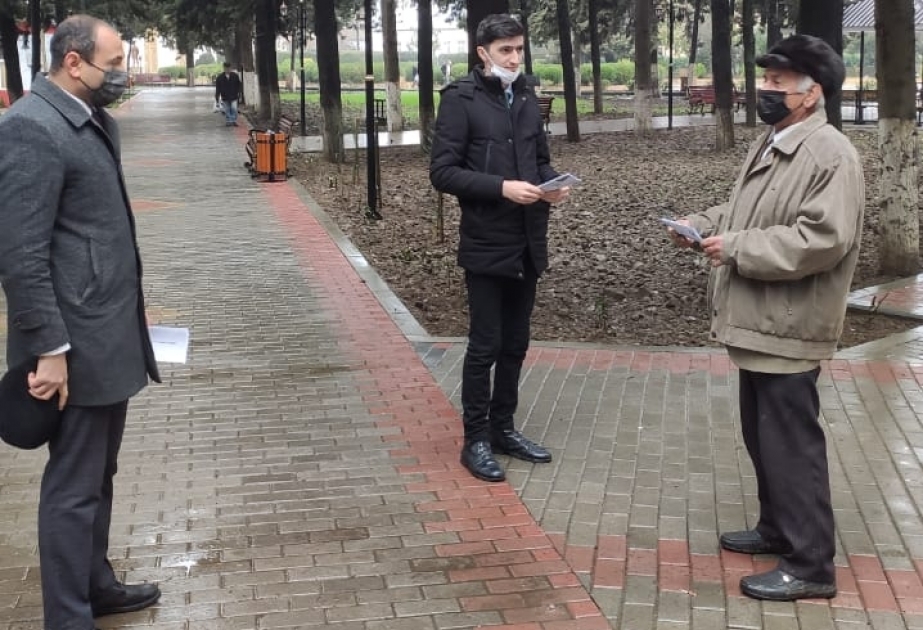 Masallıda əhalinin vaksinasiya ilə bağlı maarifləndirmə aksiyası keçirilib