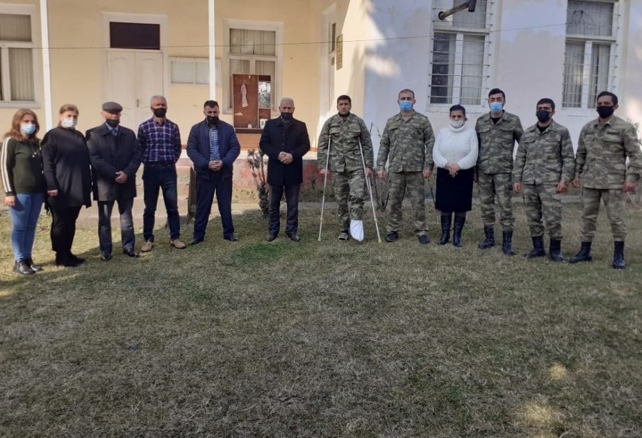 Zaqatalanın mədəniyyət işçiləri Vətən müharibəsinin iştirakçıları ilə görüşüblər
