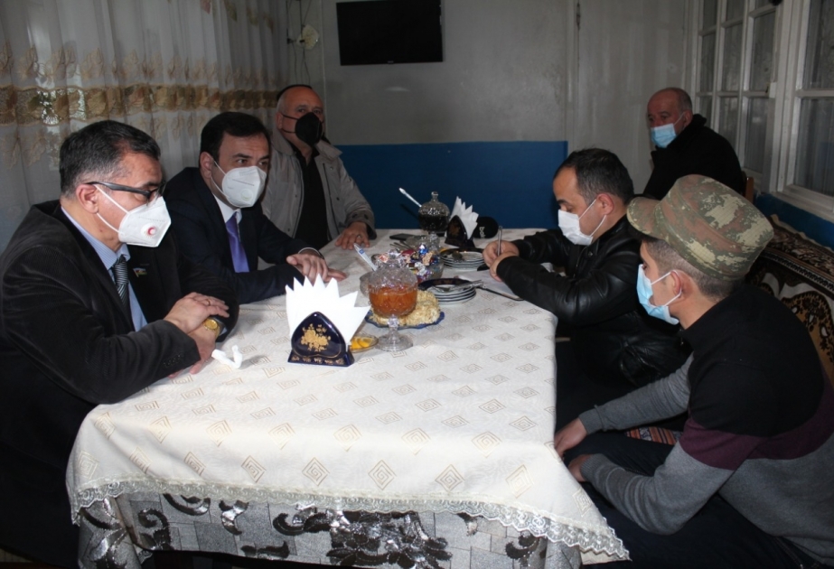 İsmayıllıda şəhid və qazi ailələri ziyarət olunub