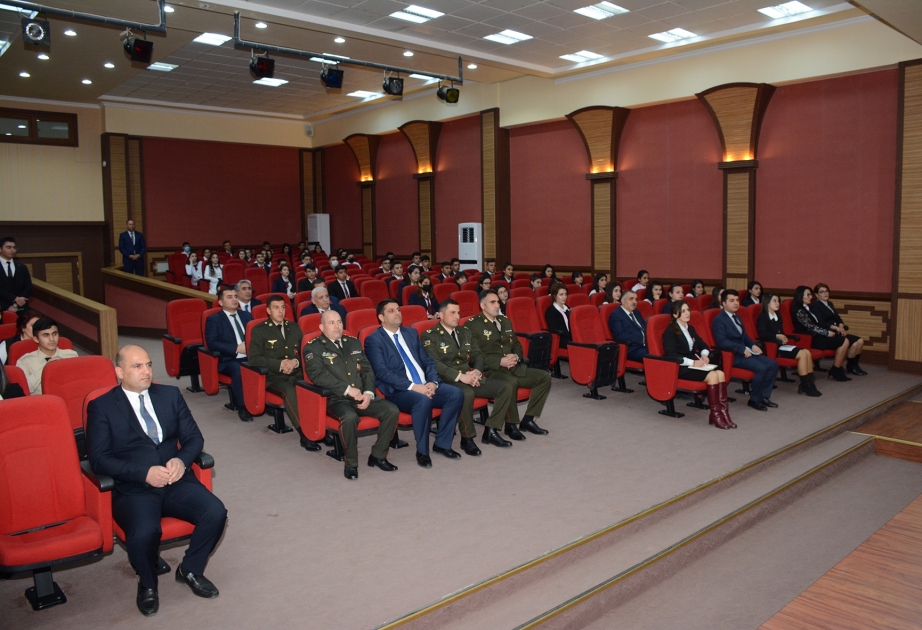 Naxçıvan Dövlət Universitetində şanlı Qələbəmizin 100-cü günü qeyd olunub