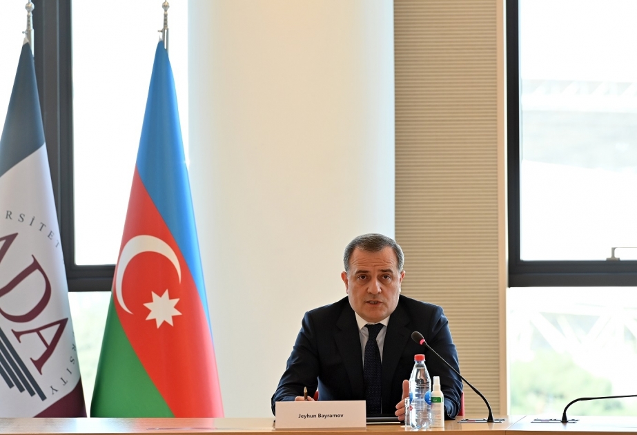 Xarici işlər naziri Ceyhun Bayramov Aİ-yə üzv ölkələrin Azərbaycandakı diplomatik nümayəndəliklərinin rəhbərləri ilə görüşüb