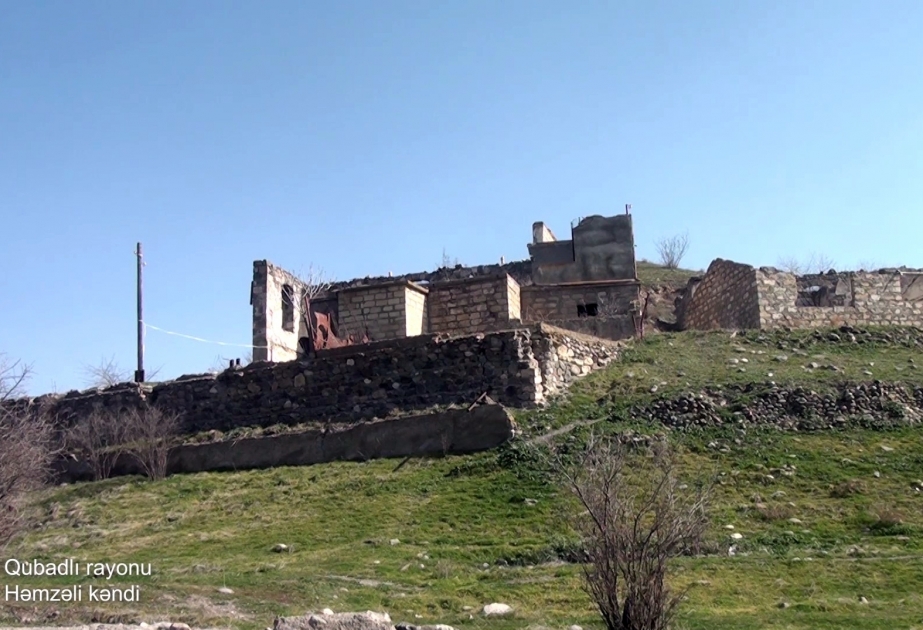Azerbaijan’s Defense Ministry releases video footages of Hamzali village, Gubadli district VIDEO