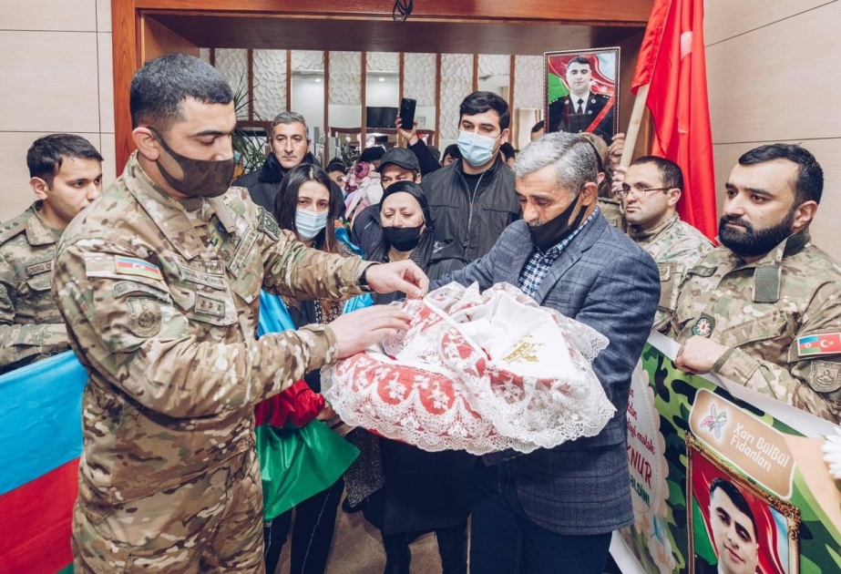 “YAŞAT” Fondunun Vətən müharibəsindən sonra dünyaya gələn şəhid övladları üçün layihəsi davam edir