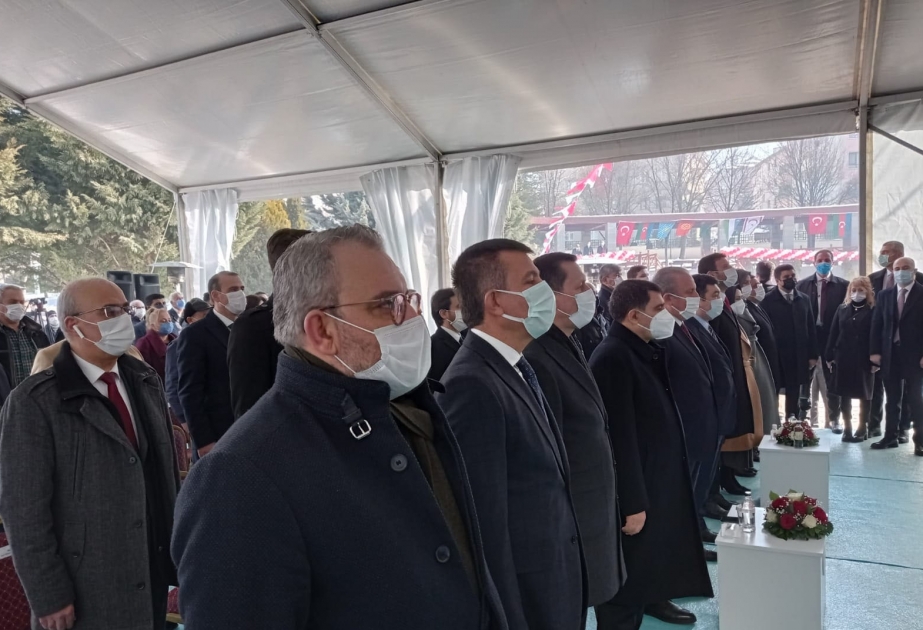 Ankarada Türk dünyası Tonyukuk Parkının açılışı olub