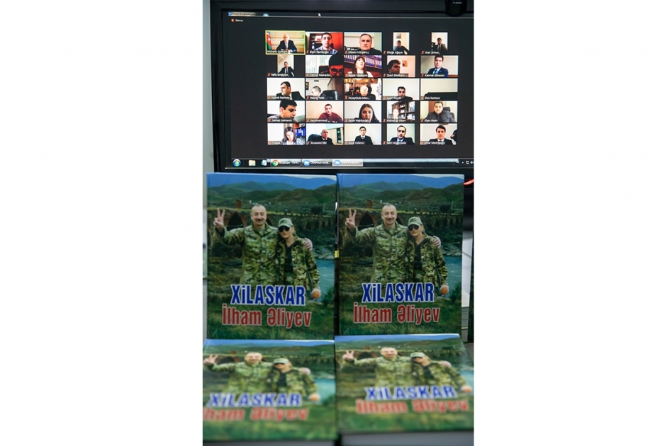 YAP İcra Katibliyində “Xilaskar İlham Əliyev” adlı kitabın videokonfrans formatında təqdimatı keçirilib