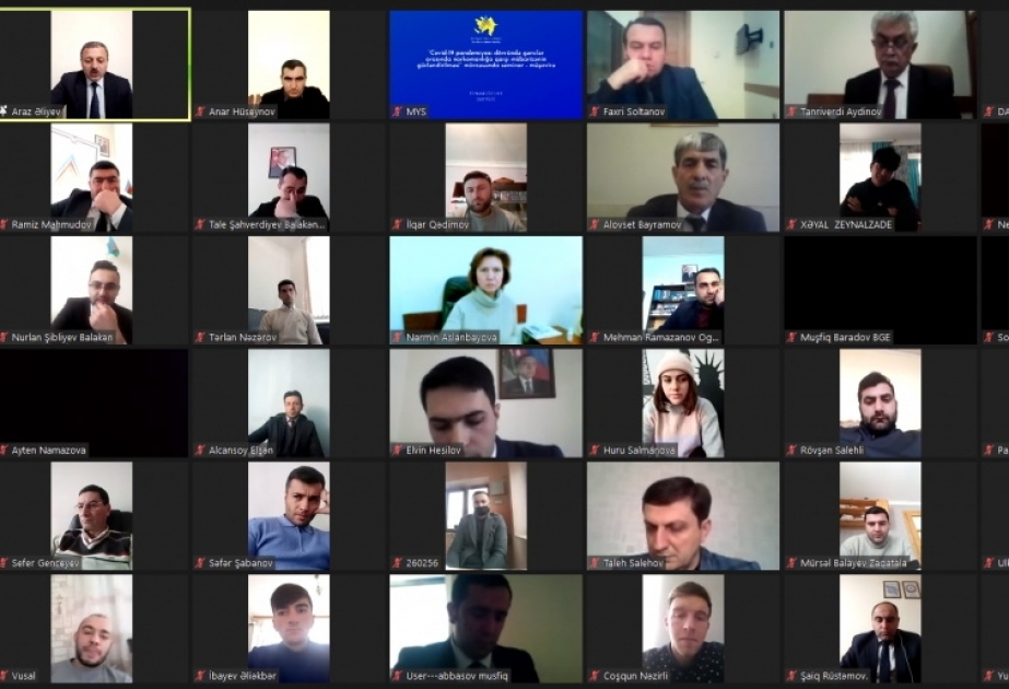 Pandemiya dövründə gənclər arasında narkomanlığa qarşı mübarizənin gücləndirilməsi ilə bağlı onlayn seminar-müşavirələr keçirilib