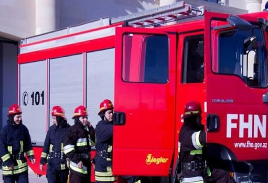 Paytaxtın Yasamal rayonunda yanğın baş verib